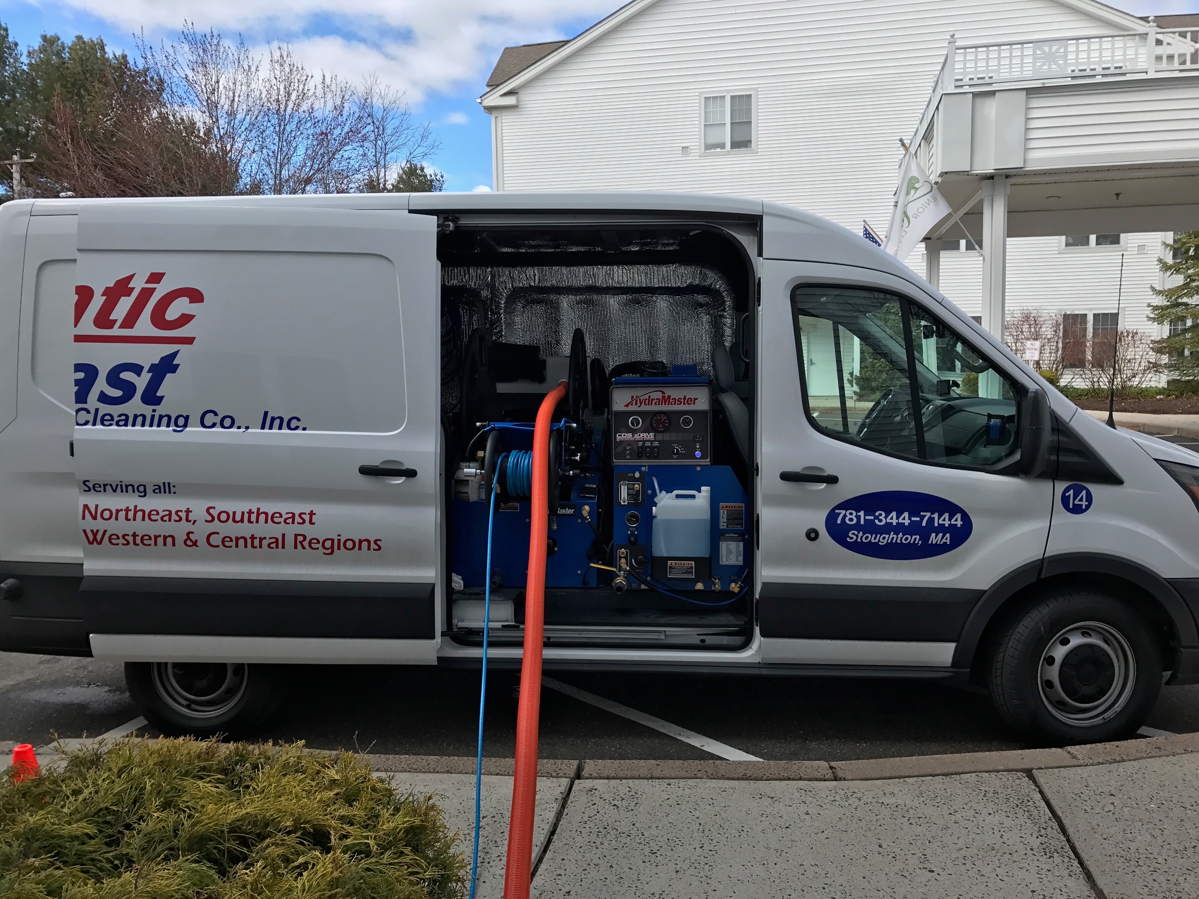 Atlantic Coast Carpet Cleaning — commercial cleaning truck serving New England since 1994